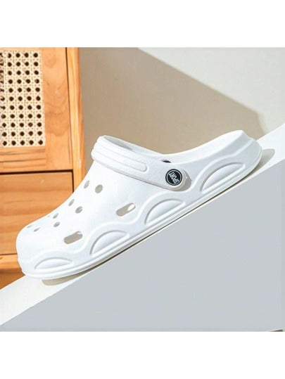 صندل مريح وخفيف الوزن من الإيفا ذو قاعدة ناعمة، للرجال والنساء، تصميم الحذاء البسيط المخرم المناسب للشاطئ