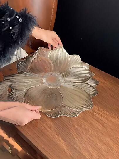 6 قطع - مجموعة سجادات طاولة مدورة، مزينة بزهرة البيونية الذهبية والزنبق، من الفينيل المضغوط المغسول، ذات تصميم عازل للحرارة وطباعة ذهبية ثلاثية الأبعاد، مناسبة لمركز الطاولة في الأعراس، عيد الميلاد، رأس السنة وتزيين سطح الطاولة