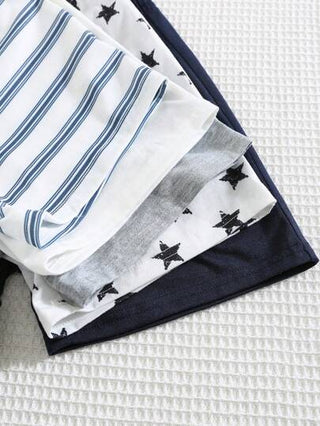 10قطعة من الأطقم المكونة من قمصان الخزي نقاط وخطوط واطواق ذات خصر مرن مناسبة للأولاد، مناسبة للاستخدام الخارجي ، المدرسة ، الشارع ، الحفلات ، المنزل ، بأداء عالي بتكلفة معقولة