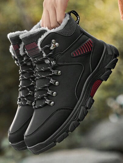 بوت الثلج الشتوية ، بوت شتوية للرجال مانعة للانزلاق للخارج ، بوت كاجوال عالية الأعلى مريحة للرجال ، بوت رياضية للرجال بنعل سميك ، بوت походные مريحة وخفيفة الوزن ، بوت تسلق الجبال مقاومة للماء والرياح