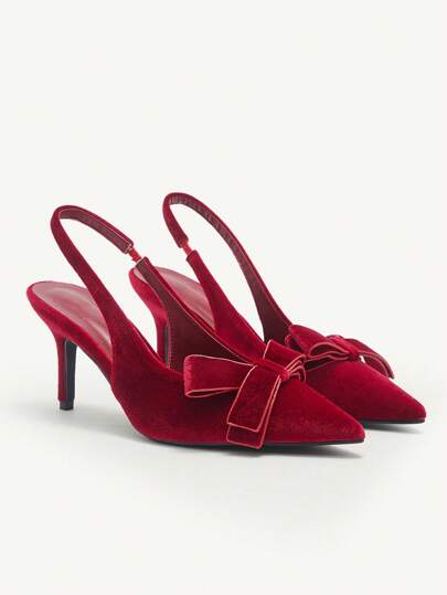 CUCCOO CHICEST أحذية نسائية ذات كعب رفيع مدبب مرنة متعددة الاستخدامات