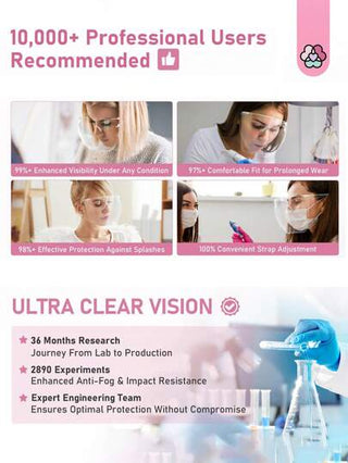 قناع واقي للوجه كامل من الغبار والتناثر لصالونات الأظافر، شفاف عالي الجودة من الأكريليك ، مناسب لصالونات الأظافر، قطعة واحد