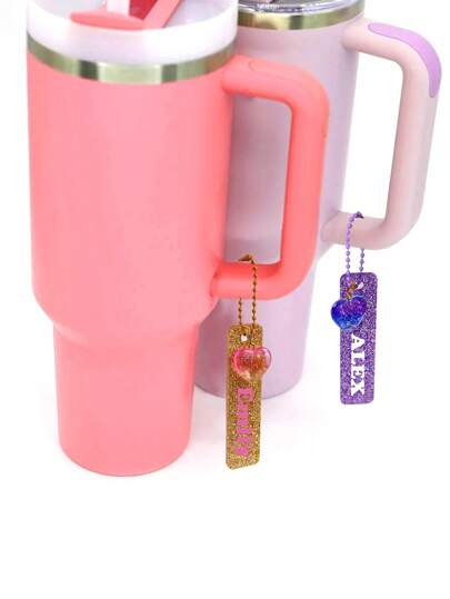 قلادة كأس جليترية أكريليك مخصصة بالاسم ، قلادة ديكور كأس ، قلادة ديكور كوب المياه ، قلادة الحقيبة الظهرية ،ملصق اسم الكأس،اسم مخصص، منتج مخصص، اسم الشعار، هدية جميلة، ديكور، هدية ذات معنى، هدية تذكارية، نص مخصص، هدية خاصة، ديكور العطلات، المطبخ، هدية روما