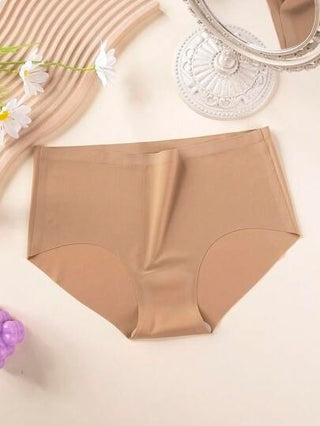Shein Underwear&Sleepwear Basics 6 قطع/طقم سروال داخلي مثلث أملس ذو لون واحد، طراز بسيط