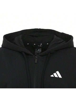 Adidas 2025 كارديجان مزود بقبعة محبوكة ، جاكيت FT FZ HD للنساء