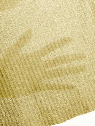 EZwear لباس علوي قصير مقلم نمط الخس وبازرار امامي