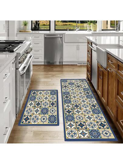 1 قطعة حصيرة من الحجر الجيري الحراري قديمة النمط، فائقة الامتصاص، مقاومة للماء وقابلة للغسيل، مثالية للمطبخ والحمام والفنادق، هدية مثالية لعيد الحب، عيد الأم، عيد الأب