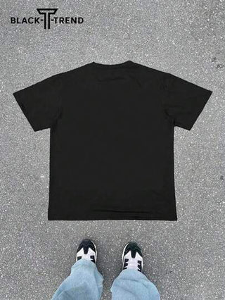 تي شيرت رجالي رياضي عصري مطبوع بطباعة أحرف شخصية، أكمام قصيرة، يمكن تنسيقه مع بنطال كاجوال، مناسب للسفر والإجازة والتخييم والرياضة، بطراز سباق عالمي