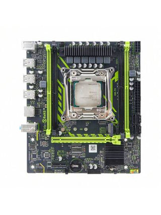 SOYO طقم لوحة أم X99 D4 مجموعة LGA 2011-3 مع معالج إنتل زيون E5 2680 V3 وذاكرة RAM DDR4 سعة 16 جيجابايت (1*16 جيجابايت)