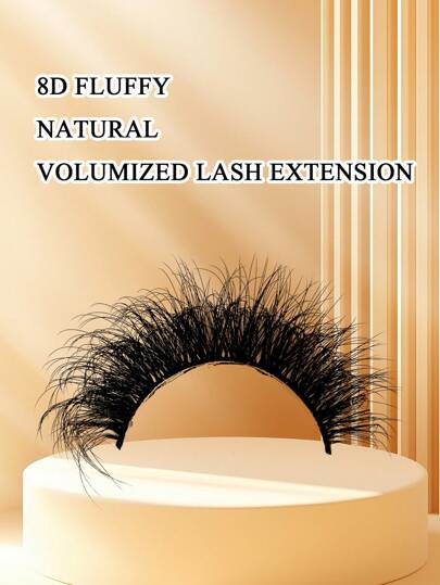 7 أزواج من رموش اصطناعية بشكل عين القطة، رموش نمر مزيفة بمظهر طبيعي، رموش شعيرات 8D كثيفة وكاملة، رموش اصطناعية كاملة ذات مظهر طبيعي، ضروريات السفر وأدوات التجميل (XR703)