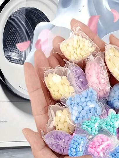 100/ 200 قطعة/ عبوة كرات عطرية منعمة للأنسجة طويلة الاستمرار، حبيبات عطرية للغسيل، حبيبات عطرية لغسالة الملابس، مستلزمات العناية بالغسيل، أدوات التنظيف، مستلزمات الشقة، مزيل البقع الحديث