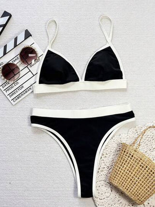 Swim مجموعة ملابس السباحة مطبوعة بشكل عشوائي للإجازة الربيعية