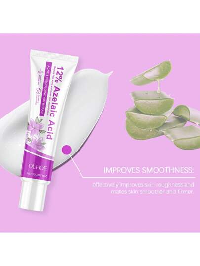 كريم العناية بالحب الشعري بحمض الأزيلائيك، يقلل حب الشباب ، يحسن من احمرار البشرة، كريم ترطيب رطب، لطيف وغير مهيج، مناسب أيضًا للبشرة الحساسة