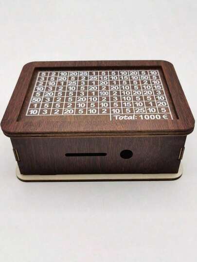 أثاث مكتبي 1 قطعة بنك توفير خشبي مع عداد ديكور عيد الميلاد