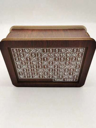 أثاث مكتبي 1 قطعة بنك توفير خشبي مع عداد ديكور عيد الميلاد