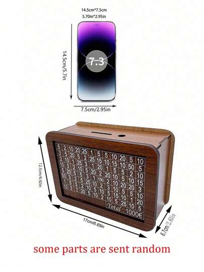 أثاث مكتبي صندوق توفير مع عداد القطعة الواحدة لأهداف الادخار