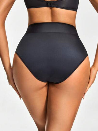 Shape شرطة تشكيل عالية الخصر مقاسات كبيرة، ملابس داخلية مضغوطة مشكلة للجسم، رافع لأعلى الأرداف - تحكم في الخصر والبطن، سروال