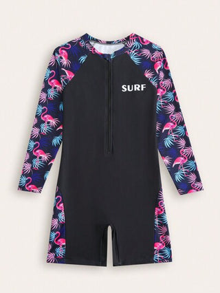 مايوه أولادي بدلة السباحة للمراهقين الصبية أحادية القطعة بطبعات و رقعات جديدة