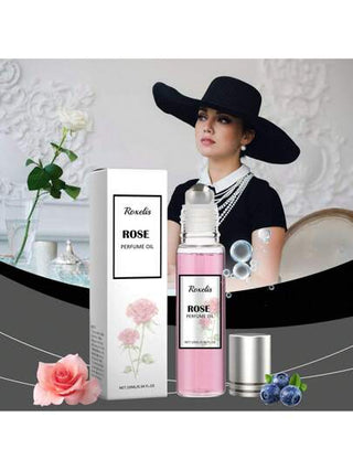 زيت عطر طبيعي من الورود بتركيز 10 مل، عطر نسائي طويل الأمد برائحة طازجة وأنيقة، محمول للمواعيد