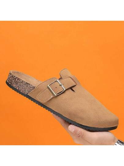 احذية شاطئية جديدة موضة ربيع وصيف 2025، صنادل مفتوحة الأصبع، خفيفة الوزن وقابلة للتنفس بتصميم مناسب للأزواج، من مادة البولي يوريثان، لارتداء لخارج المنزل، بطراز عربي، مقاومة للانزلاق ومتينة، باللون الأسود والخاكي والبني، بنمط ملون عشوائي مزين بالحياكة