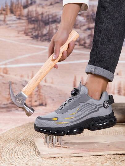 أحذية سلامة أمان دوارة مريحة للجنسين، أحذية عمل مضادة للصدمات والثقب، أحذية واقية خفيفة الوزن وقابلة للتنفس، أحذية حماية عمل للرجال والنساء بعلامة تجارية خاصة