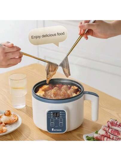 RAF طنجرة كهربائية صغيرة للطهي والتبخير، مناسبة لشخص واحد إلى 3 أشخاص (بحجم مدمج). طنجرة كهربائية عملية للطهي والتبخير من الأعلى والأسفل، بسطح غير لاصق، متعددة الاستخدامات لطهي الدجاج والمعكرونة والأرز والشوربة والحساء والحبوب والفطائر والخبز