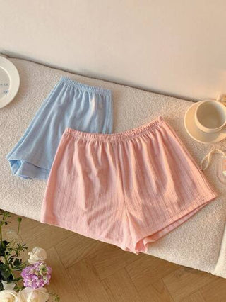 Comfortcana مجموعة من قطعتين شورت كاجوال مُنسوج بنسيج معتم للصيف