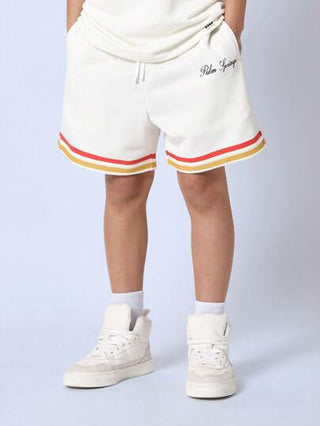 SUMWON مجموعة صيفية ، موضة كاجوال بمنتجع بالم سبرينغز الشاطئي، قطعتان مطابقتان قميص طاقم وشورت، للرياضة والاصطياف والعطلات