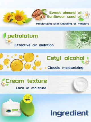 Cetaphil كريم ترطيب سيتافيل للبشرة الحساسة 250 جرام، مغذٍ ومرطّب للخريف والشتاء