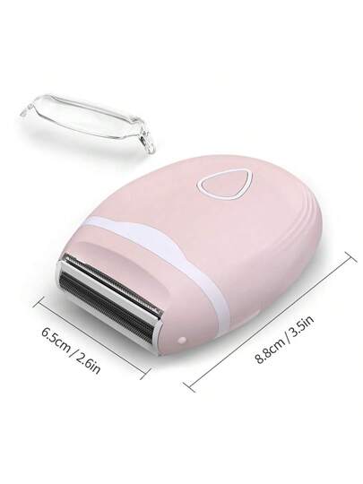 قطعة واحدة ماكينة حلاقة كهربائية - للنساء ، جهاز قابل للنقل لإزالة الشعر من الإبط والمناطق الخاصة والجسم بأكمله ، استخدام منزلي لشعر الوجه ، المنتج لا يتضمن بطاريات