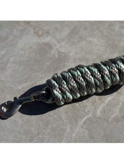 حبل الرصاص المصنوع من البوليستر للخيول والماشية، حبال الرصاص للحصان مع مشبك مسمار قوي وشديد التحمل