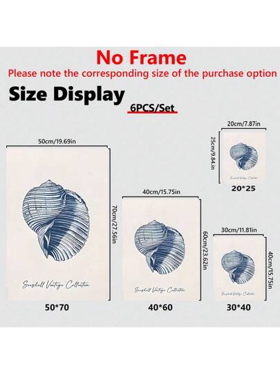 مجموعة 6 قطع من لوحات جدارية ذات طابع ساحلي - تصميم منارة مع صدفيات زرقاء، صور كانفاس غير مؤطرة لغرفة النوم والصالات والديكور الريفي - هدية مثالية لجمالية المنزل والشاطئ والخريف، مجموعة ملصقات هدايا عيد الميلاد والتخرج