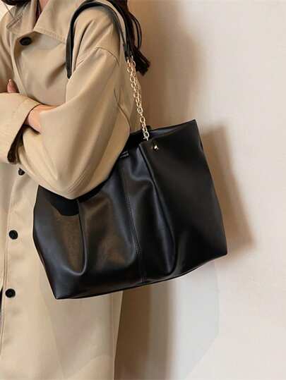 حقيبة كبيرة السعة الجديدة للنساء، بطراز كوري، حقيبة كتف نوعية لطالبات