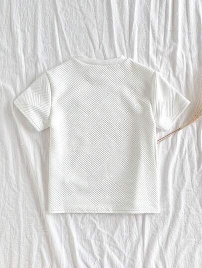 Vintaside Kids تي شيرت أطفال أكبر سنًا أبيض قصير الأكمام كم للربيع والصيف، بياقة مستديرة، مريح وعصري، مناسب للتخييم والأنشطة الخارجية، مناسب للأحزاب والارتداء الصيفي