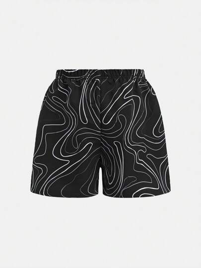 مايوه أولادي شورتات كاجوال للعطلات لمرحلة المراهقة، قصيرة مريحة ناعمة قابلة للتنفس قابلة للتمدد مناسبة للخريف والربيع والصيف للاستخدام اليومي، للأنشطة الخارجية، المدرسة، الشارع، الحفلات، وقت الراحة في المنزل