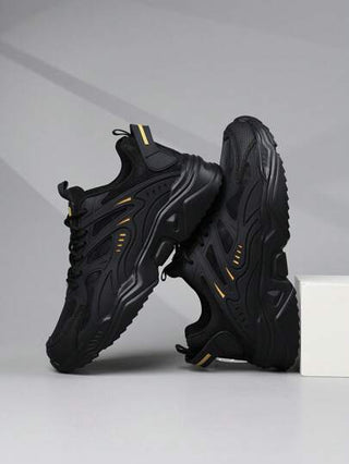 أحذية رياضية للرجال، أحذية رياضية كاجوال، أحذية رياضية مريحة مسطحة ذات نعل ناعم ورباط للرجال، أحذية يومية خفيفة الوزن وعالية الرقبة