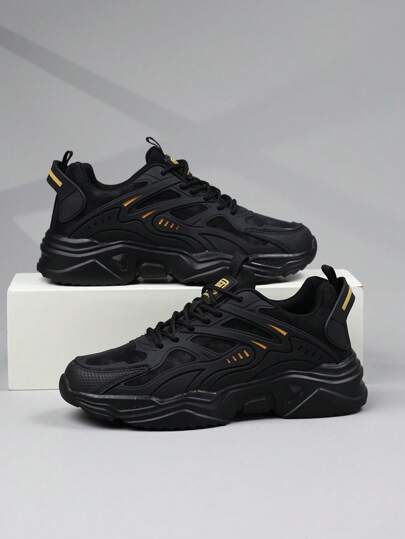 أحذية رياضية للرجال، أحذية رياضية كاجوال، أحذية رياضية مريحة مسطحة ذات نعل ناعم ورباط للرجال، أحذية يومية خفيفة الوزن وعالية الرقبة