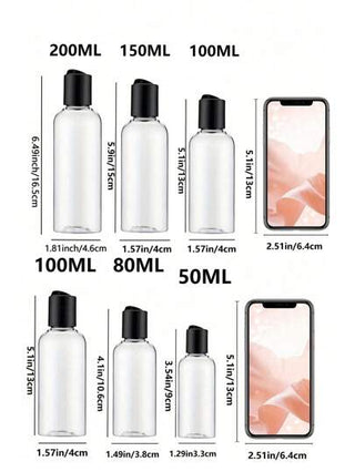 1/3/5 قطعة زجاجة بلاستيكية شفافة سعة 4 أونصة (120 مل) مع أغطية أقراص سوداء أنيقة - قابلة لإعادة التعبئة والمثالية لاستخدام الشامبو والمرطب والكريمات - بدون رائحة، حاويات تجميلية، زجاجة مرطب بمضخة، اكسسوارات تخزين محمولة