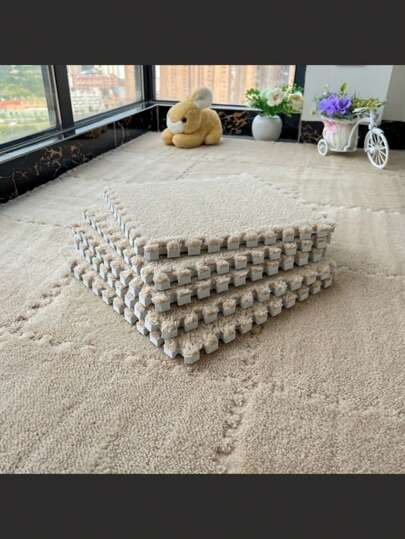 6 مجموعات من سجاد EVA، وسادة رقعية دافئة وجو لطيف، سجاد جانب السرير الدافئ، ناعم ومقاوم للسقوط، سهل التركيب، ديكور منزلي، بسماكة سادة كثيفة مقاومة للصدمات وعازلة للصوت، لزينة غرفة المعيشة والحمام وغرفة النوم والمطبخ وغرفة المكتب وأغراض ديكور المنزل