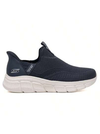 Skechers أحذية رياضية كاجوال سهلة الارتداء للرجال من سلسلة BOB'SMENS وأحذية للمشي 118315-NVY