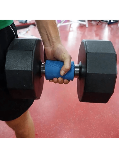 غطاء مقبض سيليكون سميك لأدوات اللياقة البدنية 1/2 قطعة، غطاء مقبض رياضي