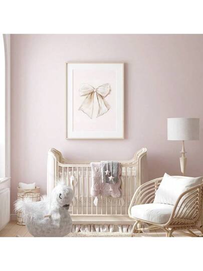 قطعة واحدة من الفن الجداري بشكل وشاح كريمي، طباعة على قماش إستيتيك جيل الجد ، ملصق بوستر شرائط رباط فينتاج للديكور في غرفة النوم أو المعيشة أو غرفة الفتاة بدون إطار