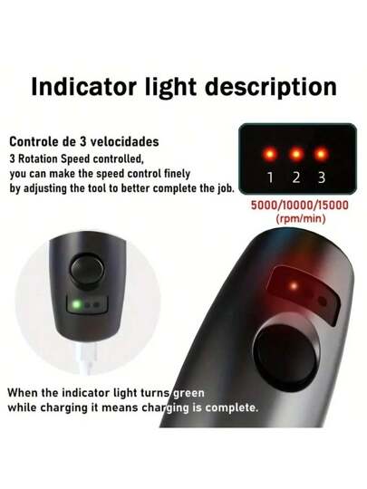 JANGKLIFE طقم أدوات دوارة و مثاقب صغيرة JANGKLIFE - مجموعة 36 قطعة من الملحقات مع عمود مرن، قابل للشحن عبر منفذ USB، 3 سرعات للأشغال اليدوية والمشاريع والحرف اليدوية، أداة متعددة الاستخدامات