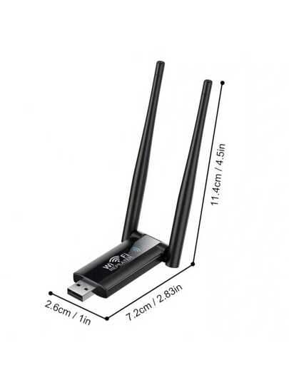 جهاز إرسال إشارة واي فاي لاسلكي محمول مكرر مع تغطية كاملة 360°، سرعة 300 ميجابت في الثانية بتردد 2.4 جيجاهرتز، موسع اتصال واي فاي، للكمبيوتر والمكتب والأماكن الداخلية والخارجية (لا يدعم واي فاي 5 جيجاهرتز)