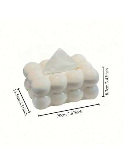 1 قطعة صندوق مناديل بتصميم سحابة سوداء بسيطة، ديكور منزلي مثالي للمدفأة وغرفة النوم والمطبخ وغرفة المعيشة، حامل مناديل ورق المطبخ وفوط المائدة، حامل مظلة السيارة، اكسسوارات غرفة النوم، للسفر، صندوق مناديل، وعاء للمناديل، حامل مناديل، حامل مفارش...