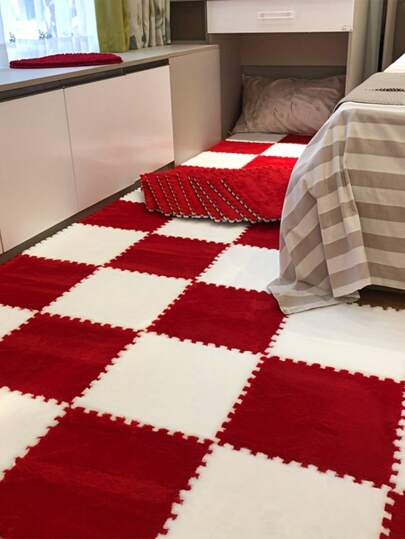 6 مجموعات من سجاد EVA، وسادة رقعية دافئة وجو لطيف، سجاد جانب السرير الدافئ، ناعم ومقاوم للسقوط، سهل التركيب، ديكور منزلي، بسماكة سادة كثيفة مقاومة للصدمات وعازلة للصوت، لزينة غرفة المعيشة والحمام وغرفة النوم والمطبخ وغرفة المكتب وأغراض ديكور المنزل