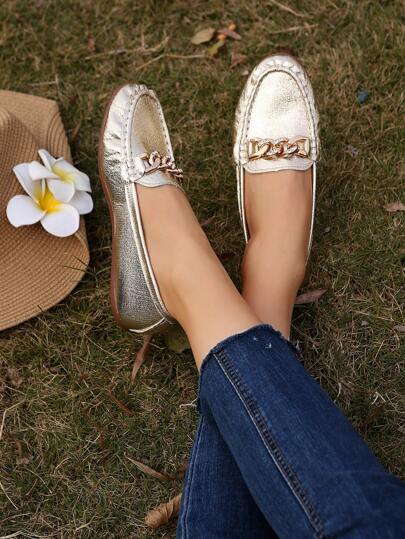 نساء حذاء كاجوال سهل الارتداء، ذو رقبة سميكة، مريح للاستخدام في الخارج/العمل، أحذية للأمهات متوسطة السن