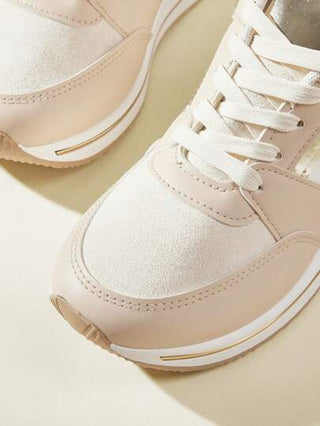 CUCCOO EASI أحذية سكيت بورد ذات الرقبة المنخفضة الجديدة للنساء، أحذية كانفاس أنيقة، أحذية رياضية متعددة الاستخدامات، أحذية بيضاء صغيرة مناسبة للخريف