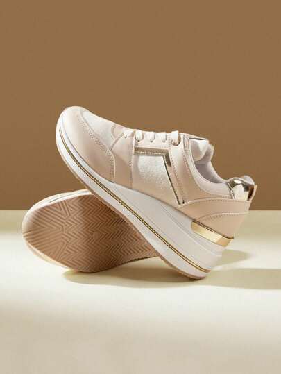 CUCCOO EASI أحذية سكيت بورد ذات الرقبة المنخفضة الجديدة للنساء، أحذية كانفاس أنيقة، أحذية رياضية متعددة الاستخدامات، أحذية بيضاء صغيرة مناسبة للخريف