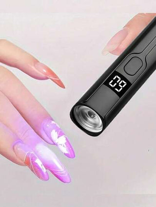 جهاز لاصق الأظافر الصغير المحمول 1 قطعة مصباح UV LED، 1 قطعة 3 واط مجفف أظافر مهني من أشعة UV لتجفيف طلاء الأظافر جل، مصباح إنشاء الأظافر بالأشعة فوق البنفسجية، جهاز تجفيف الأظافر محمول بمنفذ USB، أدوات فن الأظافر، هدايا مثالية للبنات